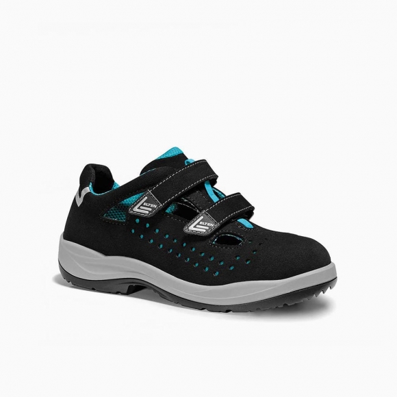 ELTEN DAMEN Damen-Sicherheitssandale IMPULSE Lady aqua Easy ESD S1PS