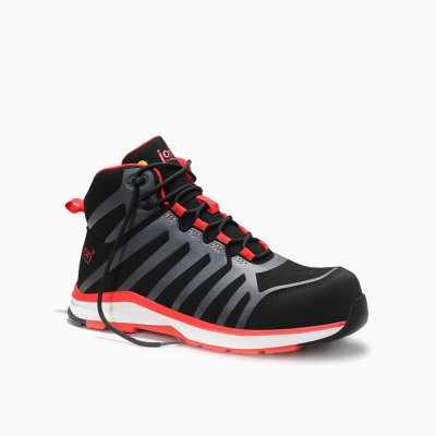 HERREN JORI Sicherheitsschnürstiefel jo_RAPID black-red Mid ESD S3S HERREN JORI Sicherheitsschnürstiefel jo_RAPID black-red Mid ESD S3S