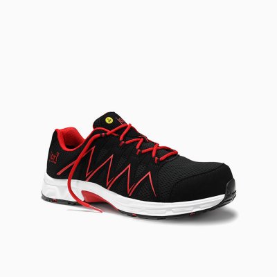 HERREN JORI Sicherheitshalbschuh jo_SPEEDY black-red Low ESD S3S HERREN JORI Sicherheitshalbschuh jo_SPEEDY black-red Low ESD S3S