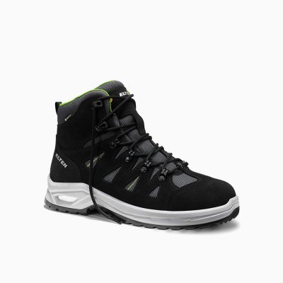 ELTEN HERREN Sicherheitsstiefel RIWEMO XXP GTX black-green Mid ESD S2 WR CI ELTEN HERREN Sicherheitsstiefel RIWEMO XXP GTX black-green Mid ESD S2 WR CI