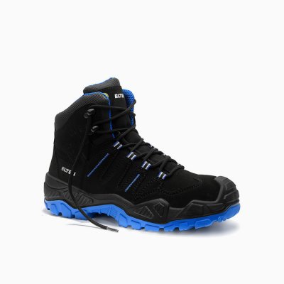 ELTEN HERREN Sicherheitsschnürstiefel QUENTIN black-blue Mid ESD S3S ELTEN HERREN Sicherheitsschnürstiefel QUENTIN black-blue Mid ESD S3S