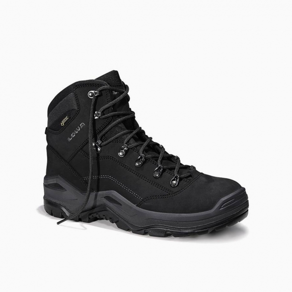 HERREN LOWA Sicherheitsschnürstiefel RENEGADE Work GTX black Mid S3S CI