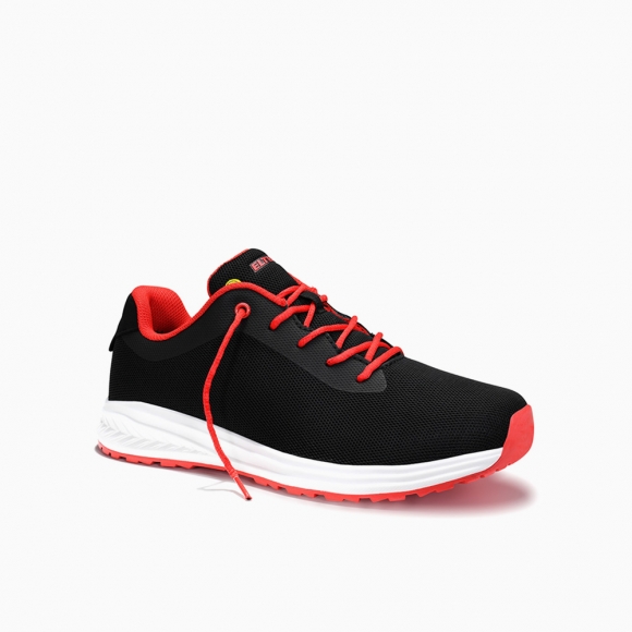 ELTEN HERREN Berufshalbschuh MARAIS black-red Low ESD O1
