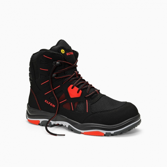 ELTEN HERREN Sicherheitsschnürstiefel ANTHONY red Mid ESD S1 Typ 1
