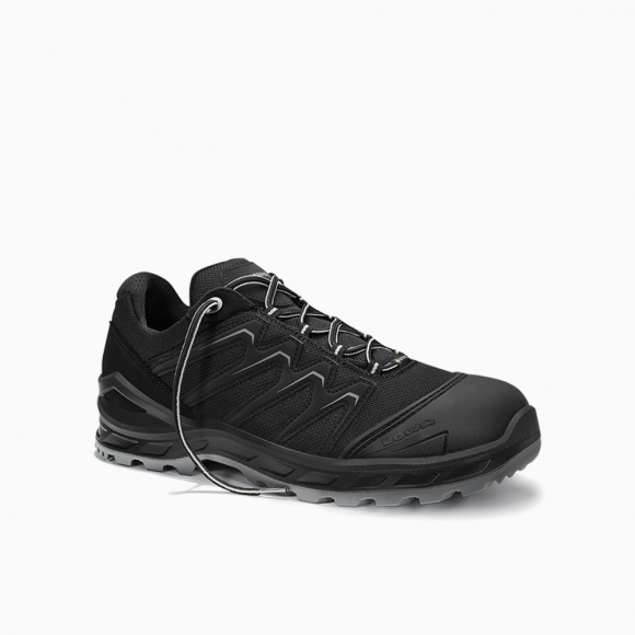 HERREN LOWA Sicherheitshalbschuh LARROX Work GTX black-grey Lo S3 CI