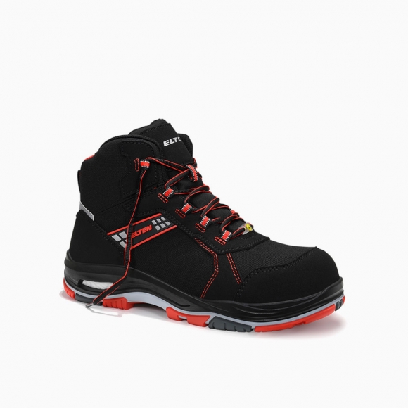ELTEN HERREN Sicherheitsstiefel IAN XXTP red Mid ESD S2