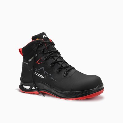 ELTEN HERREN Sicherheitsschnürstiefel NOLAN XXG GTX black-red Mid ESD S3S WR HI CI ELTEN HERREN Sicherheitsschnürstiefel NOLAN XXG GTX black-red Mid ESD S3S WR HI CI