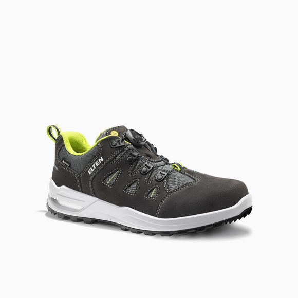 ELTEN HERREN Berufshalbschuh RILEY XXF BOA® GTX grey-lime Low ESD O2 WR CI