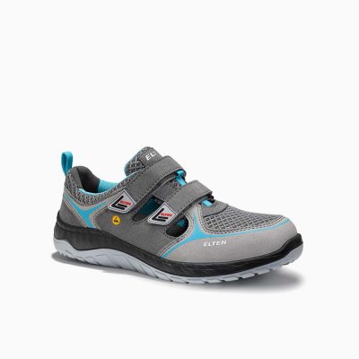 ELTEN DAMEN Damen-Sicherheitssandale MELLI grey Easy ESD S1P ELTEN DAMEN Damen-Sicherheitssandale MELLI grey Easy ESD S1P
