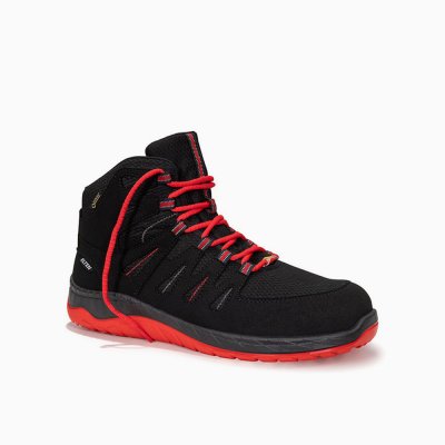 ELTEN HERREN Sicherheitsstiefel MADDOX GTX W black-red Mid ESD S3S CI ELTEN HERREN Sicherheitsstiefel MADDOX GTX W black-red Mid ESD S3S CI