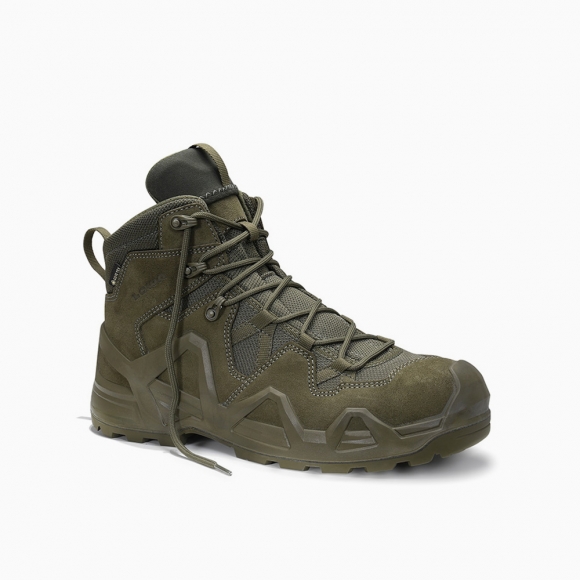 HERREN LOWA Sicherheitsschnürstiefel ZEPHYR Work GTX ranger green Mid ESD S3S