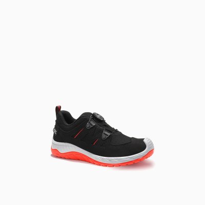 ELTEN Halbschuh MADDOX Kids BOA® black-red Low ELTEN Halbschuh MADDOX Kids BOA® black-red Low