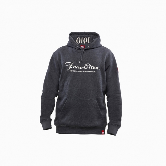 ELTEN HOODIE Retro dark-grey melange