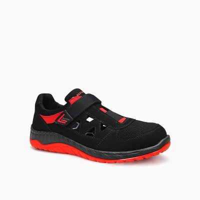 ELTEN DAMEN Sicherheitssandale LONNY red Easy ESD S1PS ELTEN DAMEN Sicherheitssandale LONNY red Easy ESD S1PS