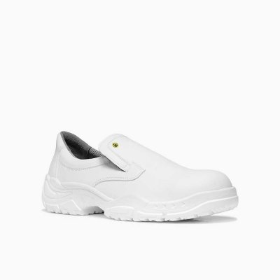 ELTEN HERREN Sicherheitshalbschuh WHITE Slipper Low ESD S2 ELTEN HERREN Sicherheitshalbschuh WHITE Slipper Low ESD S2