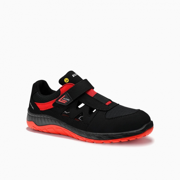 ELTEN HERREN Sicherheitssandale LONNY W red Easy ESD S1PS