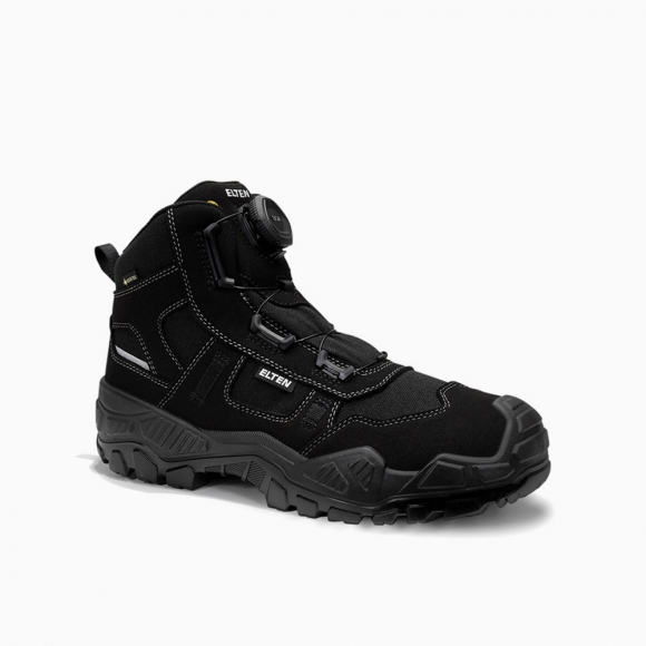 ELTEN HERREN Sicherheitsstiefel MIKE BOA® GTX black Mid ESD S3S CI