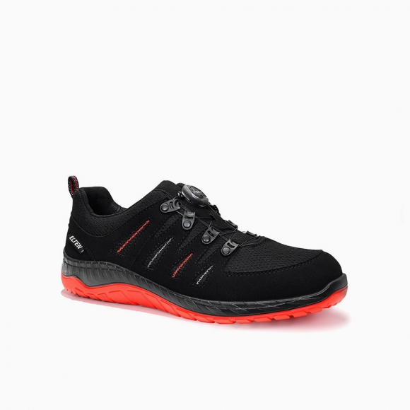 ELTEN DAMEN Sicherheitshalbschuh MADDOX BOA® black-red Low ESD S3S