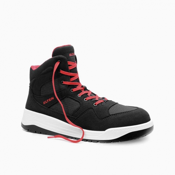ELTEN HERREN Sicherheitsschnürstiefel LAKERS black Mid ESD S1PS