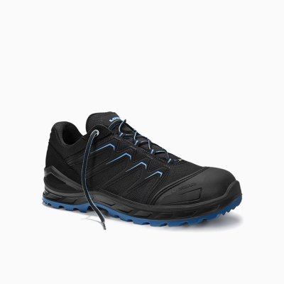 HERREN LOWA Sicherheitshalbschuh LARROX Work GTX black-blue Lo S3 CI