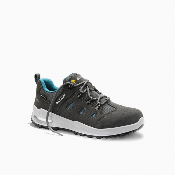 ELTEN DAMEN Berufshalbschuh ENYA XXF GTX grey-turquoise Low ESD O2 WR CI