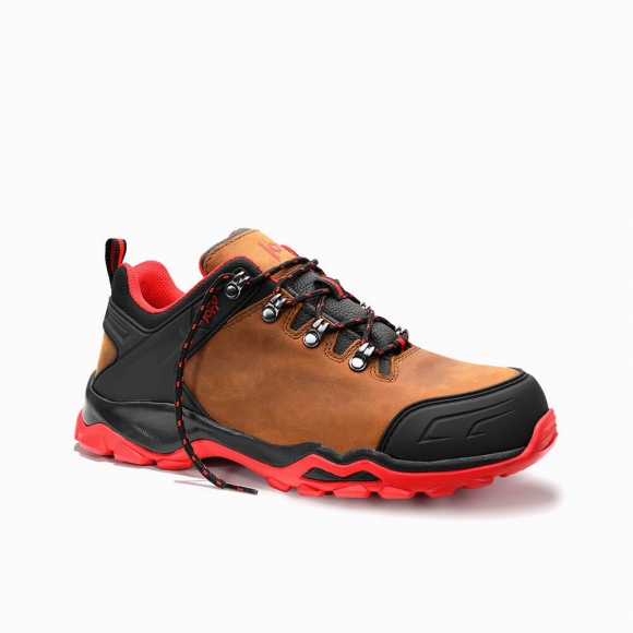 HERREN JORI Sicherheitshalbschuh jo_POWERFUL brown Low S3S