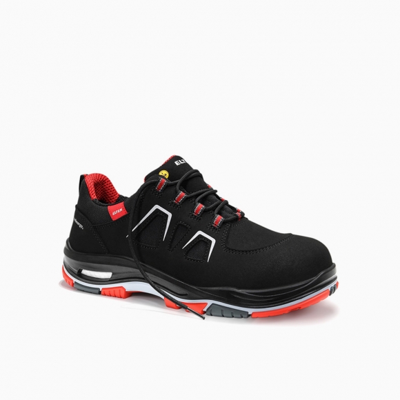 ELTEN HERREN Sicherheitshalbschuh ALAN XXTP black-red Low ESD S3S