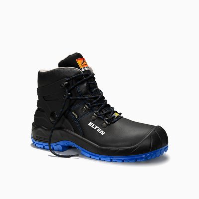 ELTEN HERREN Sicherheitsschnürstiefel RENZO Biomex GTX blue Mid ESD S3