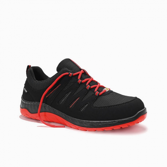 ELTEN DAMEN Berufshalbschuh MADDOX black-red Low ESD O2