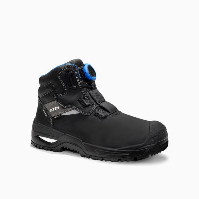ELTEN HERREN Sicherheitsstiefel STEFANO XXSG BOA® GTX black-blue Mid ESD S3S CI ELTEN HERREN Sicherheitsstiefel STEFANO XXSG BOA® GTX black-blue Mid ESD S3S CI