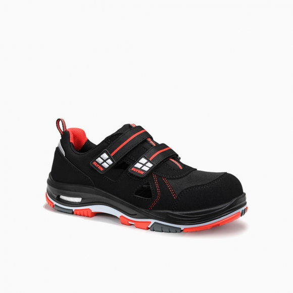 ELTEN DAMEN Sicherheitssandale IAN XXTP red Easy ESD S1