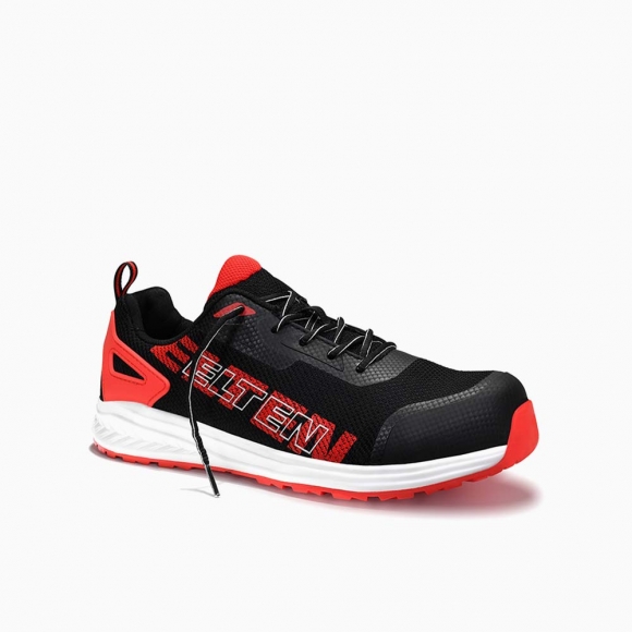 ELTEN HERREN Sicherheitshalbschuh BATIS black-red Low ESD S1PL