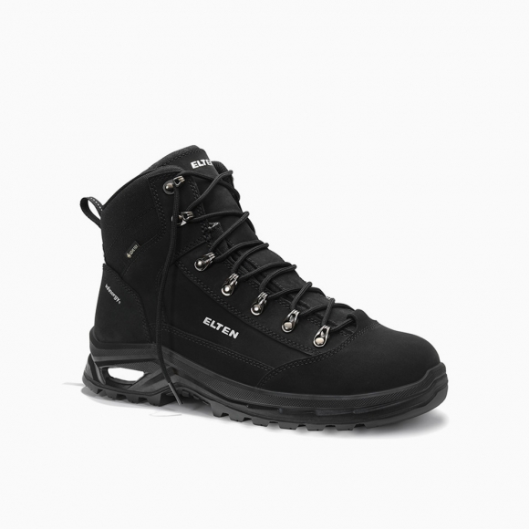 ELTEN HERREN Sicherheitsschnürstiefel SALORO XXP GTX black Mid ESD S3S WR HI CI