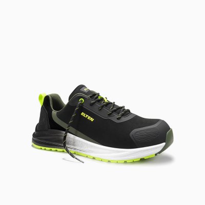 ELTEN HERREN Sicherheitshalbschuh LEEVI XXNF black-lime Low ESD S3S