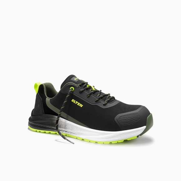 ELTEN HERREN Sicherheitshalbschuh LEEVI XXNF black-lime Low ESD S3S