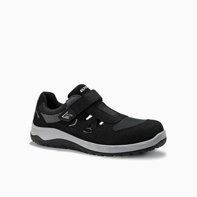 ELTEN HERREN Sicherheitssandale LONNY Compo black-grey Easy ESD S1PS ELTEN HERREN Sicherheitssandale LONNY Compo black-grey Easy ESD S1PS