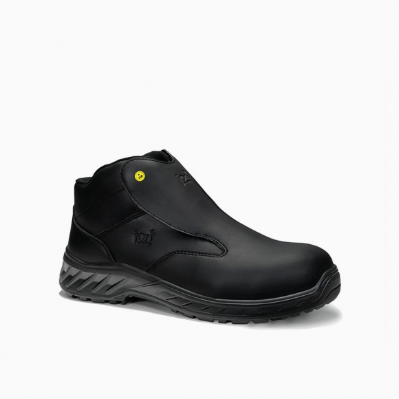 DAMEN JORI Sicherheitsstiefel jo_CLEAN Slipper black Mid ESD S3S