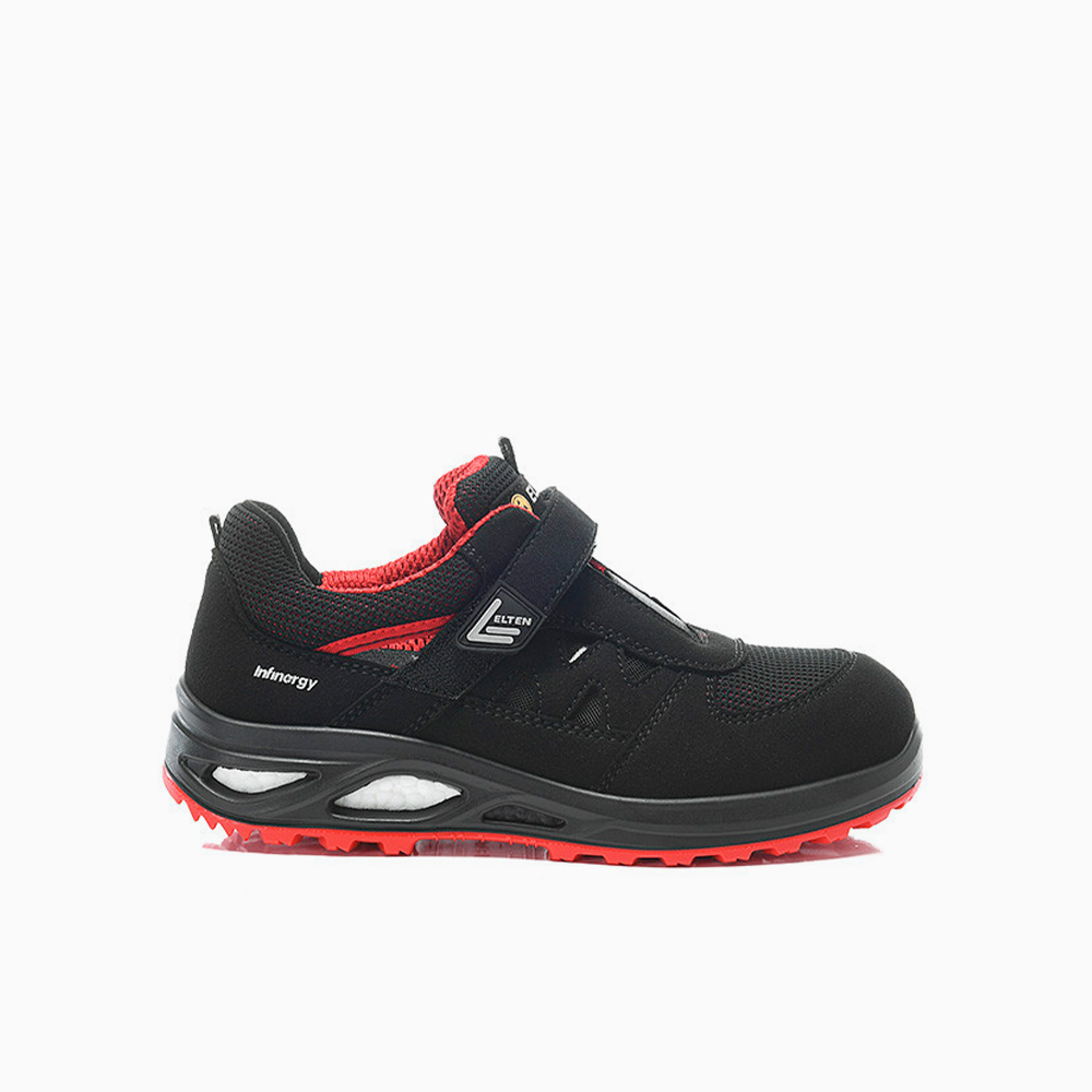 ELTEN DAMEN Damen-Sicherheitssandale HANNAH XXTL black-red Easy ESD S1PS