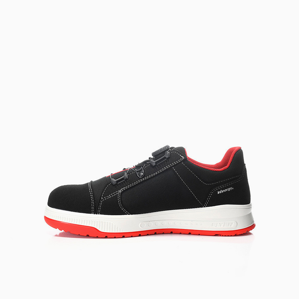 ELTEN DAMEN Sicherheitshalbschuh ISAAK XXST BOA® black-red Low ESD S2