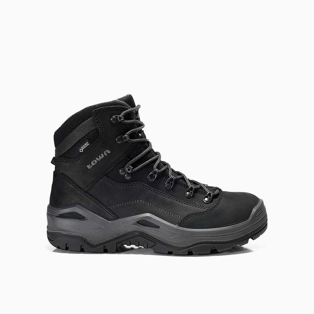 HERREN LOWA Sicherheitsschnürstiefel RENEGADE Work GTX black Mid S3S CI