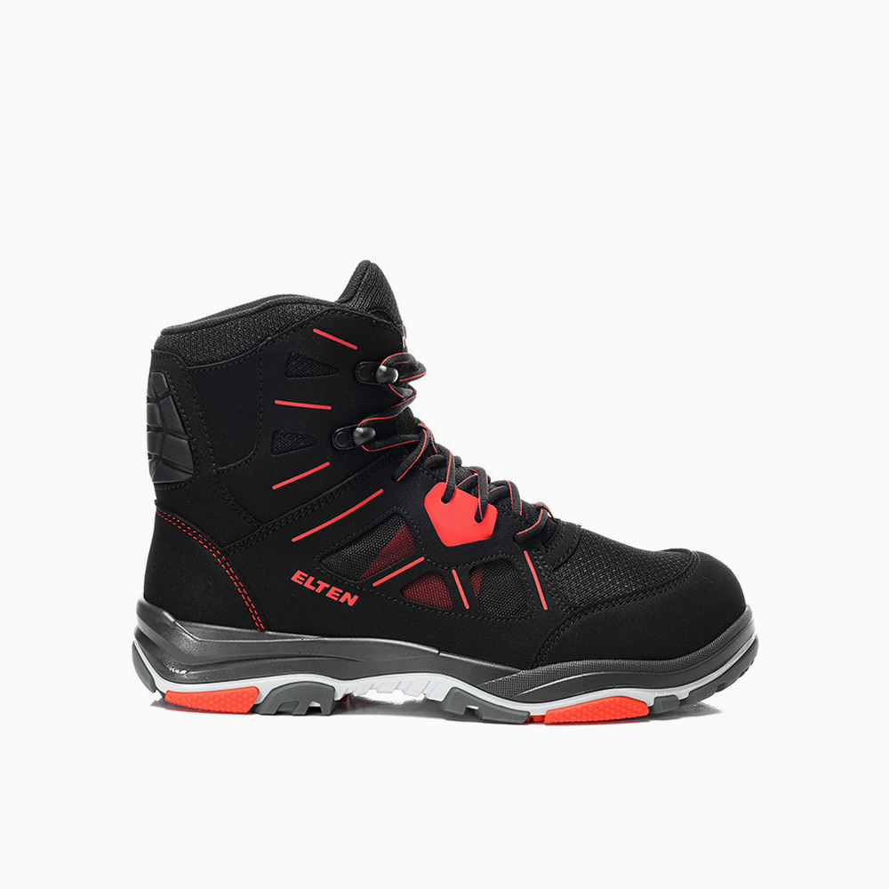 ELTEN DAMEN Sicherheitsschnürstiefel ANTHONY red Mid ESD S1 Typ 2