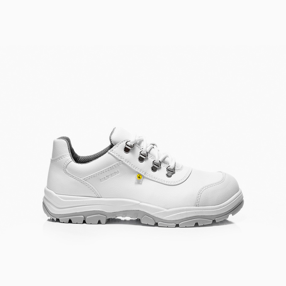 ELTEN HERREN Sicherheitshalbschuh DEAN RUBBER white Low ESD S2 HI Typ 3