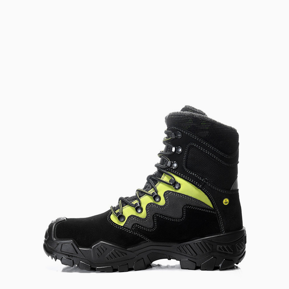 ELTEN HERREN Sicherheitsschnürstiefel (Form C) MICK black-green High ESD S3S CI