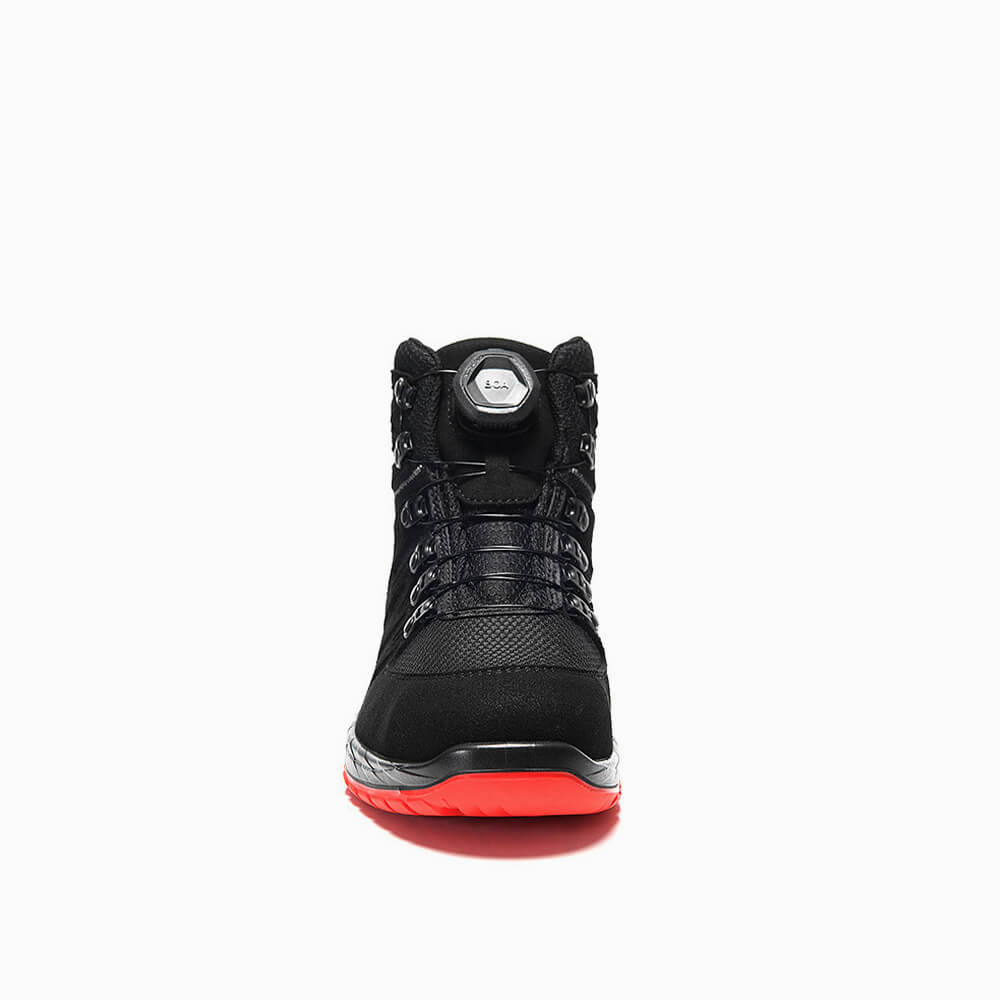 ELTEN DAMEN Sicherheitsstiefel MADDOX BOA® black-red Mid ESD S3S
