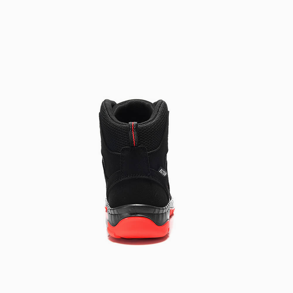 ELTEN DAMEN Sicherheitsstiefel MADDOX BOA® black-red Mid ESD S3S