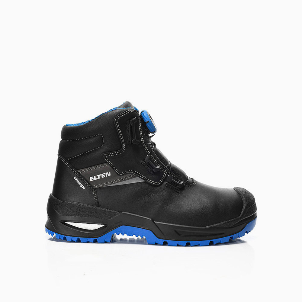 ELTEN HERREN Sicherheitsstiefel STEFANO XXSG BOA® black-blue Mid ESD S3S