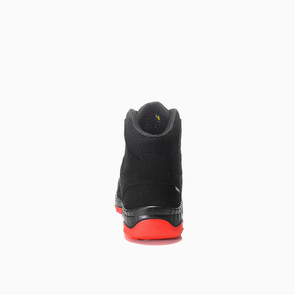 ELTEN HERREN Sicherheitsschnürstiefel MADDOX Compo black-red Mid ESD S3S