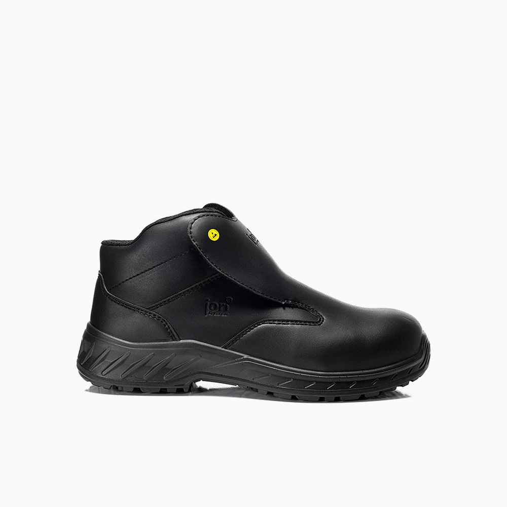 DAMEN JORI Sicherheitsstiefel jo_CLEAN Slipper black Mid ESD S3S
