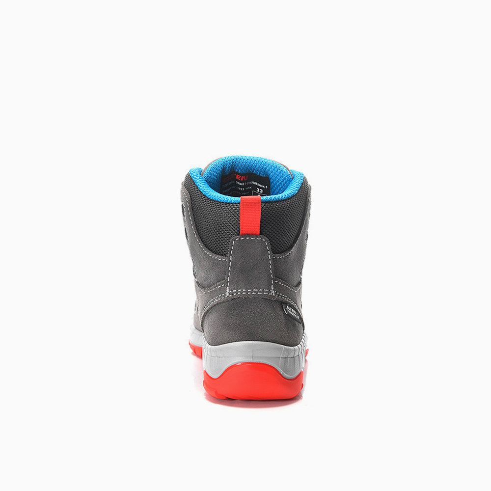 ELTEN Stiefel MADDOX Kids BOA® grey-red Mid