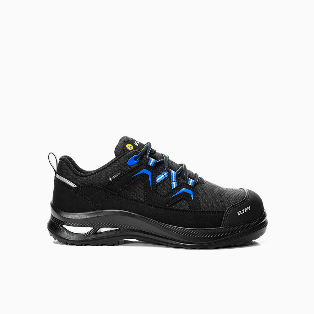 ELTEN HERREN Sicherheitshalbschuh FRY XXG Pro GTX black-blue Low ESD S3S HI CI